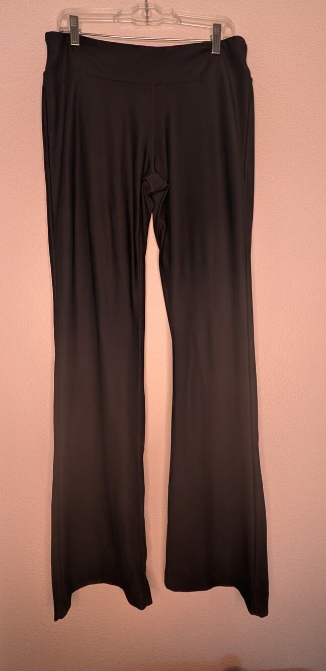 prAna Women High Waisted Wide Leg Yoga Pants M Tall Soft Athleisure Activewear